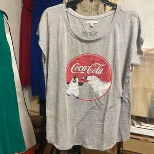 Coca-Cola Gray Graphic T-Shirt